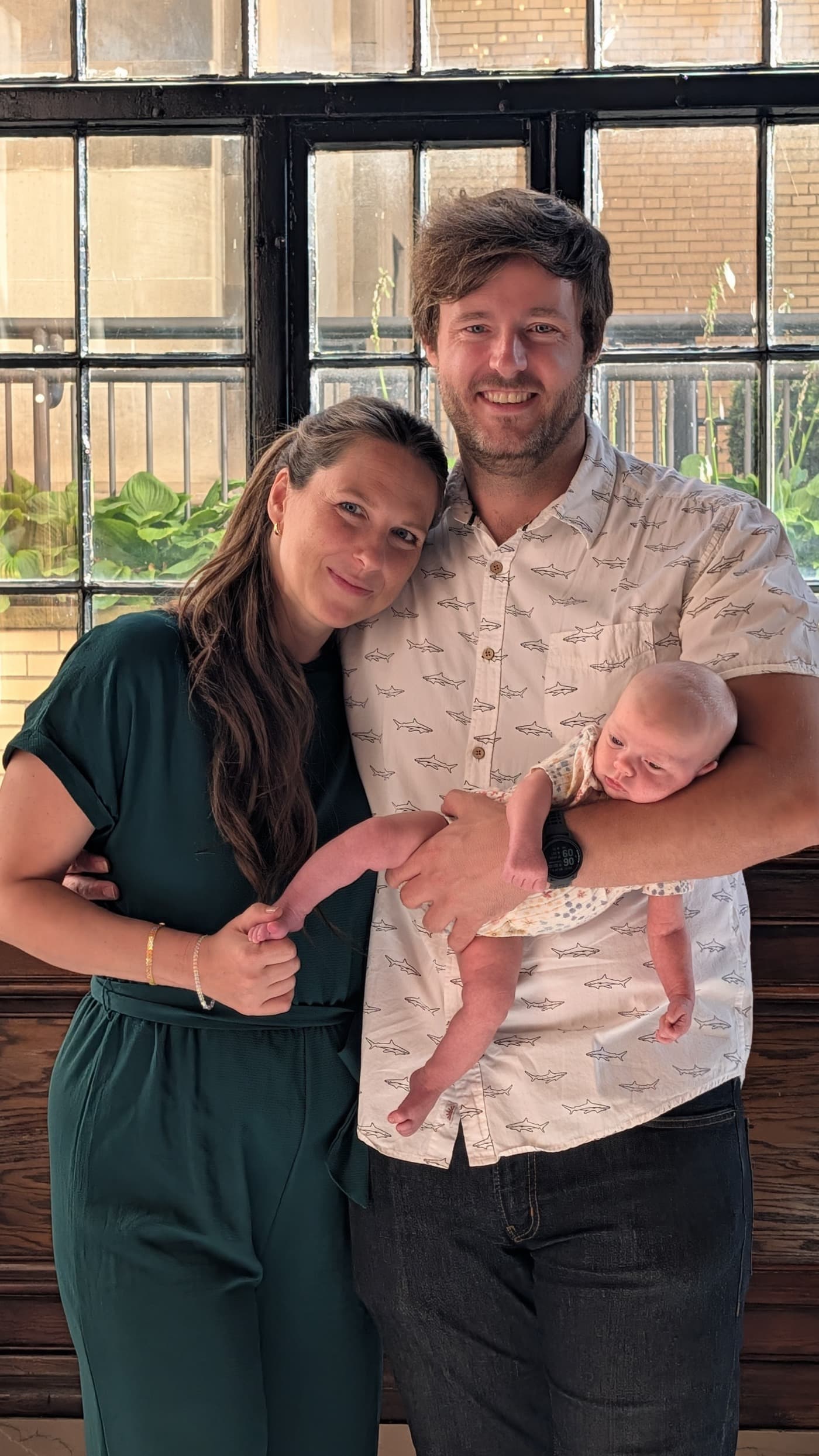 Ben Slaughter, founder of AstraRelay, with his family